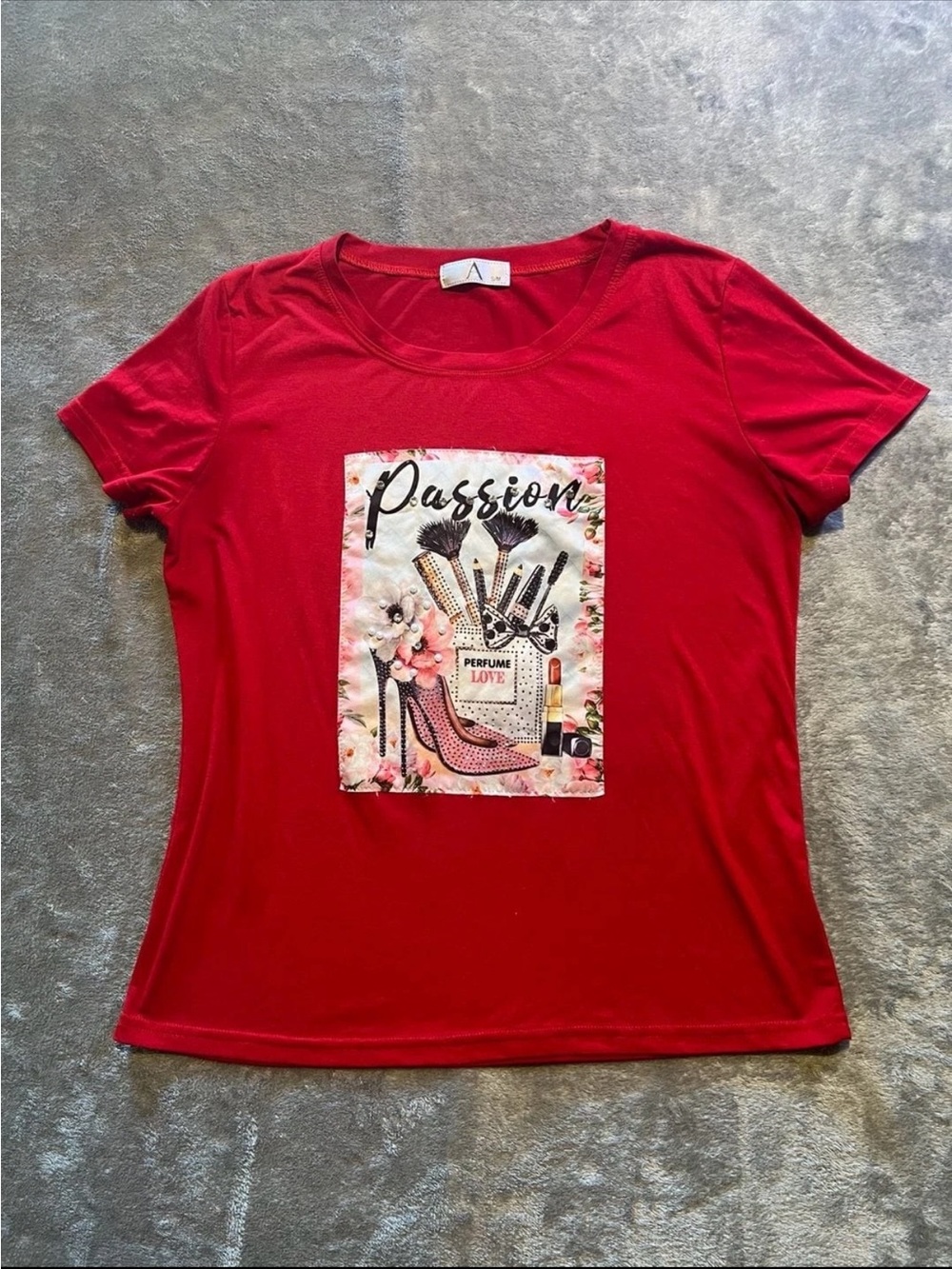AZ Passion Graphic Red Women's Tee
